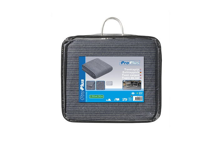 ProPlus 361770V02 Fußmatte, grauer Teppich für Wohnmobil/Zeltvorzelt, 2,5 x 4 m