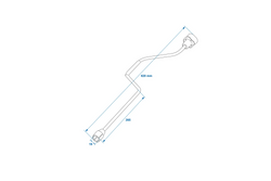 Kurbel für ausziehbare Stütze ProPlus 360025 für Anhänger 620 mm 19 mm