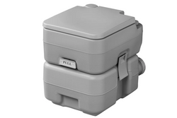 ProPlus 370415V01CR Tragbare Campingtoilette Grau 10L/20L