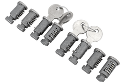 Atera Schloss- und Schlüsselset (8-teilig + 2 Schlüssel) 083012