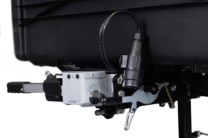 Towbox Camper Alpha schwarze LED (kurz) - Heckträgerbox