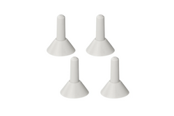 Set mit vier ProPlus 366475S Regenkappen für Zeltstangen