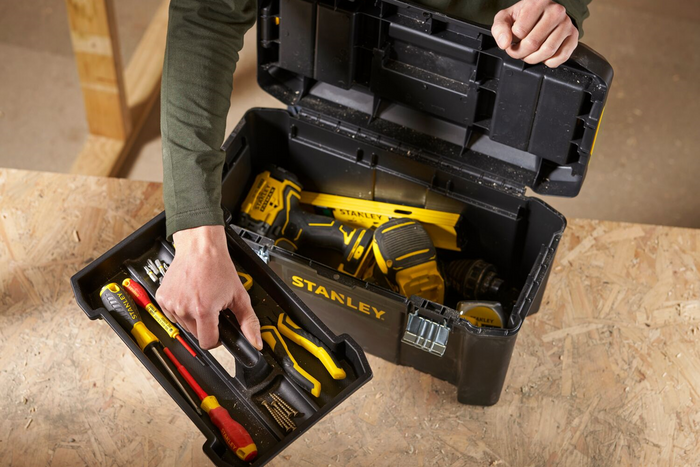 STANLEY ESSENTIAL STST1-75521 Werkzeugkasten 480x250x250mm 16,8l