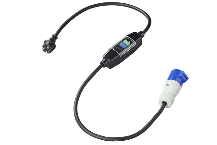 Schuko/CEE-Adapterkabel ProPlus 373589V01DE Fehlerstromschutzschalter 150 cm