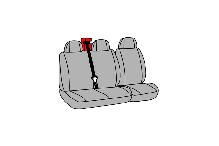 LAMPA Dido-2 Autositzbezüge, schwarz, für Busse und Transporter