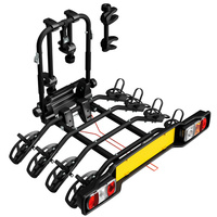 Peruzzo Parma 4 - Anhängerkupplungs-Fahrradträger für 4 Fahrräder (schwarz)