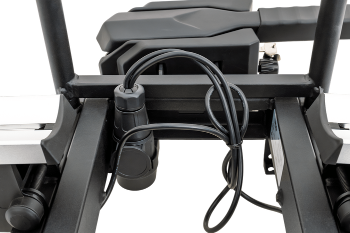 Inter Pack Velox 2 LED – faltbarer Anhängerkupplungs-Fahrradträger für 2 Fahrräder mit LED-Beleuchtung