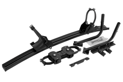 3/4-Zoll-Fahrradadapter für Velox 2/3 LED-Fahrradplattform (schwarz)