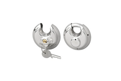 Set aus zwei ProPlus 341319S runden Vorhängeschlössern, Scheibenschlössern, 70 mm