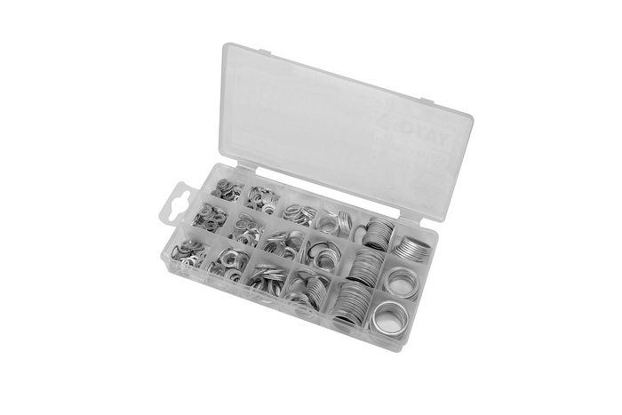 Satz Aluminium-Unterlegscheiben YATO YT-068652, 450 Stück
