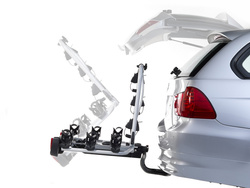 Atera Strada Sport M3 + 4. Fahrradadapter - Anhängerkupplungsträger für 4 Fahrräder (schwarz)
