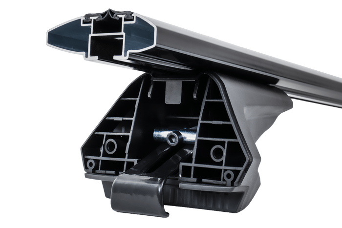 Inter Pack Virgo IR 120 (G2) Dachträger mit integrierten Schienen (schwarz)