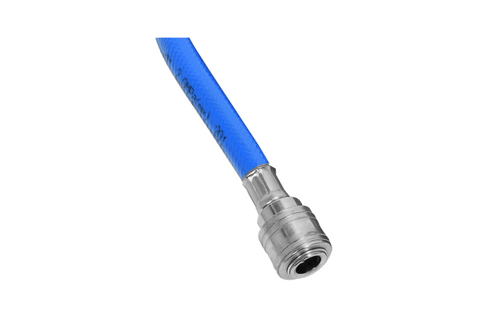 YATO YT-24224 verstärkter PVC-Druckluftschlauch mit Schnellkupplungen 10 mm × 10 m