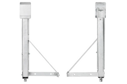 ProPlus 361510V01 ausziehbare Eckstütze, links vorne/rechts hinten, für Anhänger, 600 kg, 460 mm