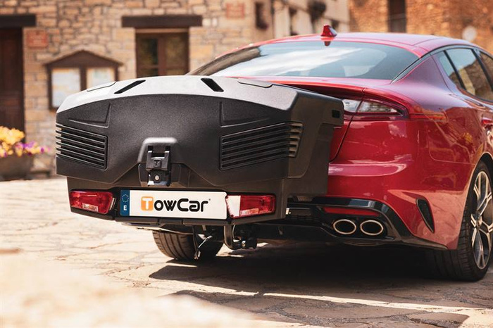 Towbox EVO Classic Grau - Heckträgerbox