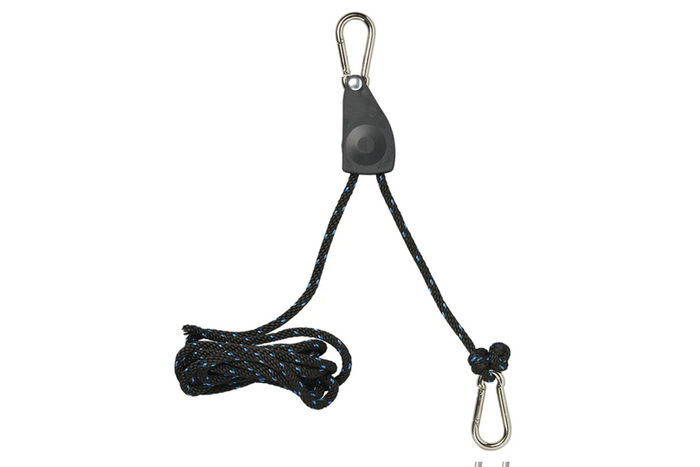 Set aus zwei ProPlus 320054V01 Drahtseilwinden, Drahtseilzüge mit Ratsche, 2,5 m, 136 kg