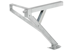 ProPlus 361510V01 ausziehbare Eckstütze, links vorne/rechts hinten, für Anhänger, 600 kg, 460 mm