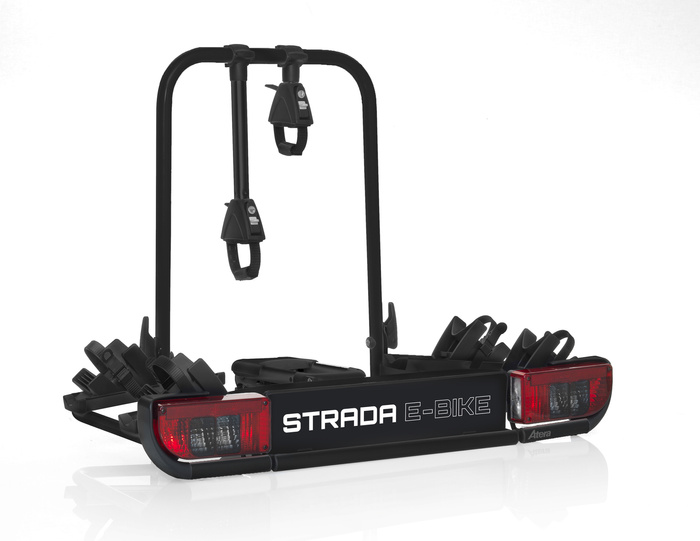 Atera Strada E-Bike - Anhängerkupplungs-Fahrradträger für 2 Fahrräder (schwarz)