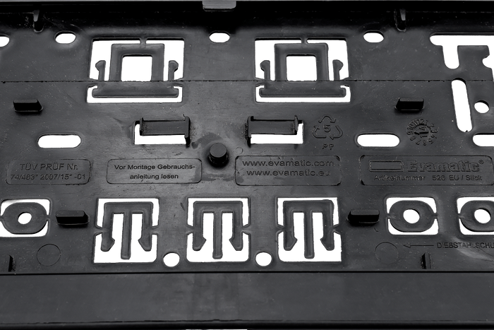 Kennzeichenrahmen - Atera Genio/Strada E-Bike 991870064200/092903