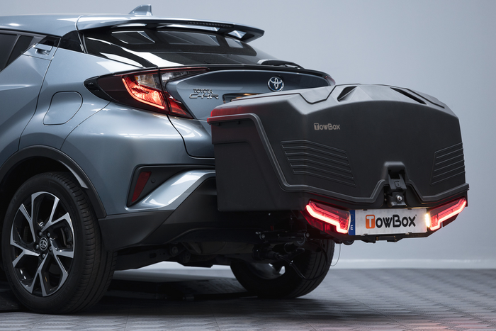 Towbox Alpha urban black - Heckträgerbox