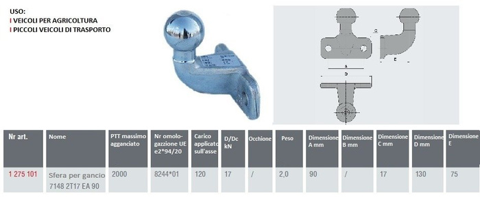 AL-KO Anhängerkupplung 50 mm 2000 kg geschmiedet