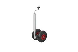 ProPlus 341508 Stützrad, Luftreifen, 300 kg, 48 mm, 660–870 mm