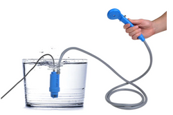 Tragbare Reisedusche ProPlus 770408, mobiles Set für Wohnmobil, Anhänger und Auto, 12 V