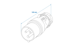CEE-Stecker 16A 230V ProPlus 373500 Campingstecker