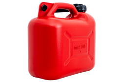 10-Liter-HERMON-Kunststoffkanister mit Trichter, rot