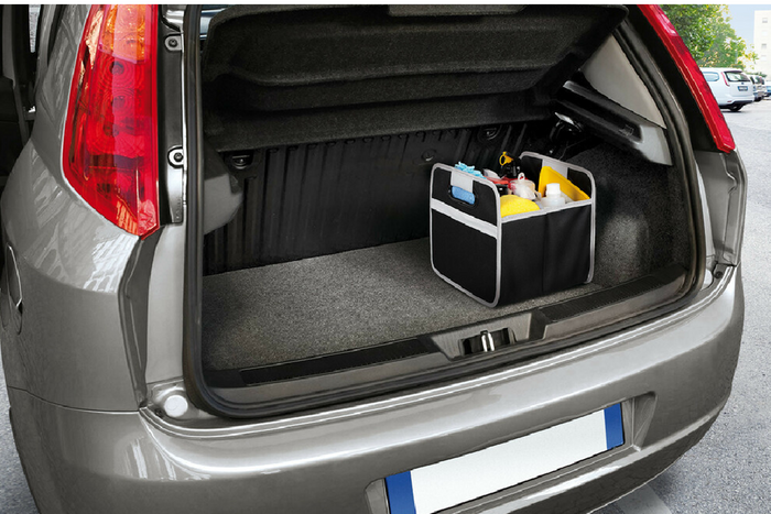 LAMPA Shop&amp;Store M Einkaufskorb, faltbarer Aufbewahrungsbehälter, 32 x 27 cm