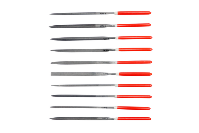 Nadelfeilenset, 10-teilig, YATO YT-6163, 3 x 140 x 65 mm