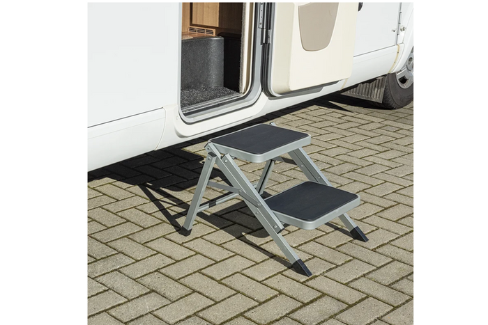 ProPlus 360823V01 Faltbare Campingtreppe, Zweistufentreppe, 150 kg