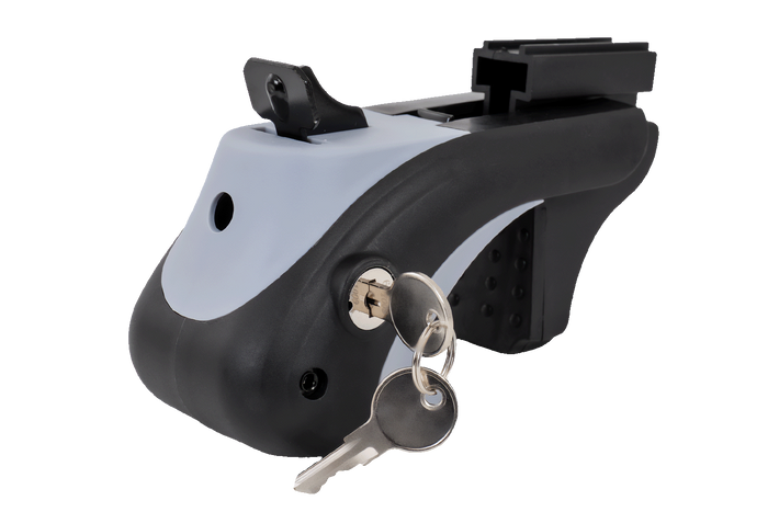  Eco Alubase 135 - universeller Aluminium-Dachträger mit Schienen und Schlössern