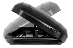 Inter Pack Skugga L 660 Dachbox, schwarz glänzend