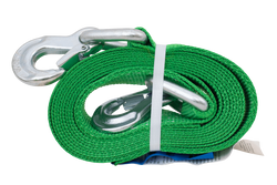 Abschleppseil mit Haken HILLS Abschleppgurt 5 m/60 mm/6 t grün