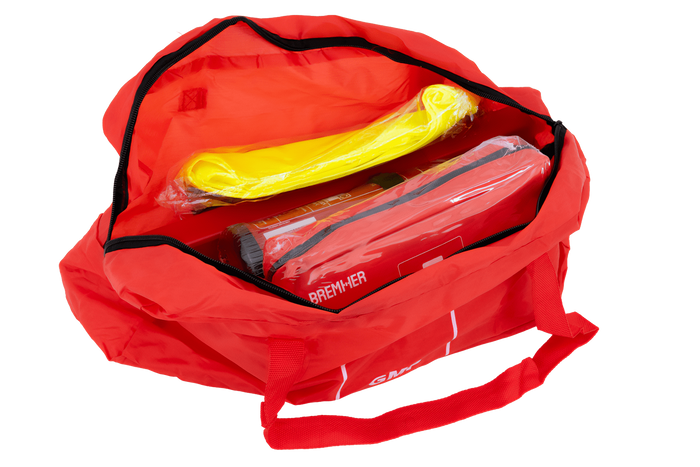 HERMON-Autoset: Verbandskasten, Feuerlöscher, Warndreieck, Warnweste