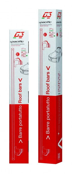 Dachträger universal G3 Pacific 64.110-68.109 Aluminium