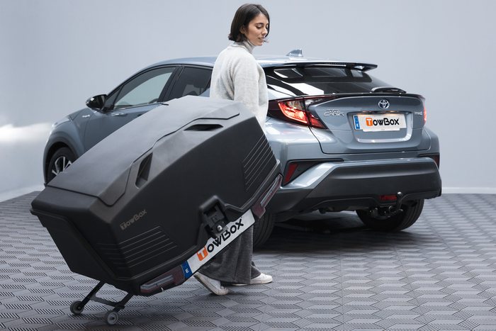 Towbox Alpha urban black - Heckträgerbox