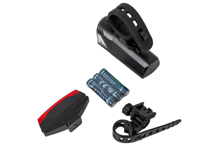 PROFEX 92618 Super Vision batteriebetriebenes Fahrradlichtset (vorne und hinten)