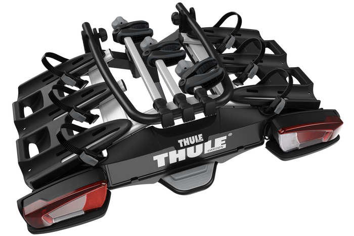 Thule VeloCompact - Anhängerkupplungs-Fahrradträger für 3 Fahrräder (926002)