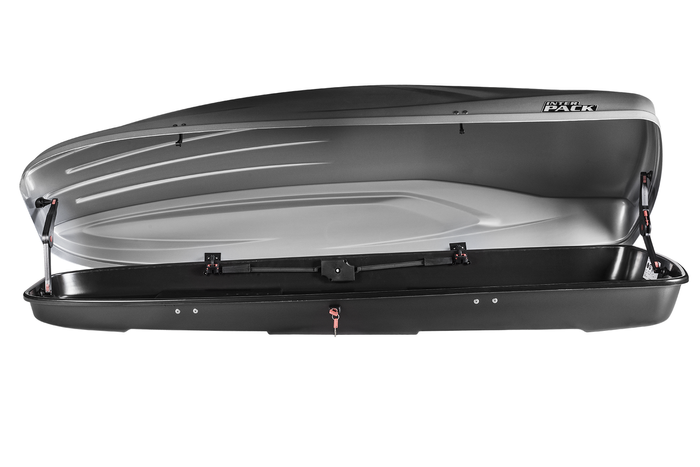 Inter Pack Stella 480 silberne Kevlar-Dachbox (Flexi Fit G2)