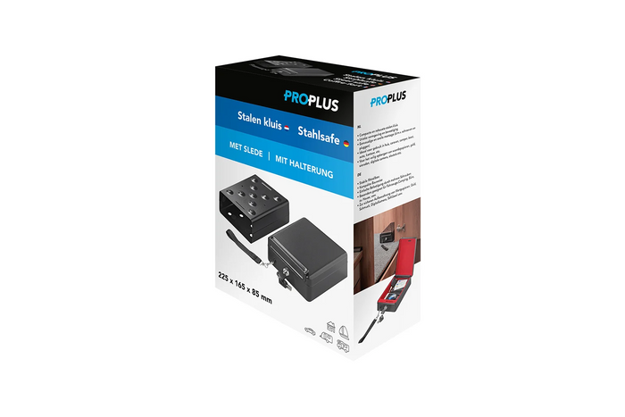 ProPlus 540250 tragbarer Schlüsselsafe 225x165x85mm
