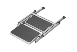 ProPlus 360823V01 Faltbare Campingtreppe, Zweistufentreppe, 150 kg