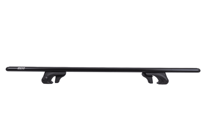 Eco Alubase 135 Dachträger - universeller Aluminium-Dachträger für offene Dachreling (schwarz)