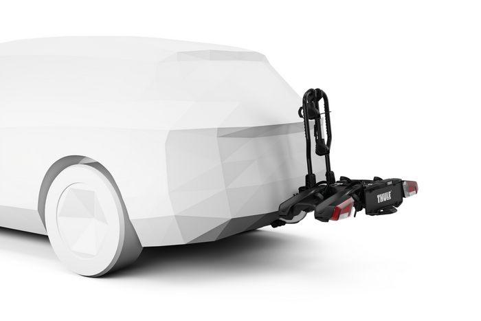 Thule EasyFold 3 - faltbarer Anhängerkupplungs-Fahrradträger für 2 Fahrräder (944100)