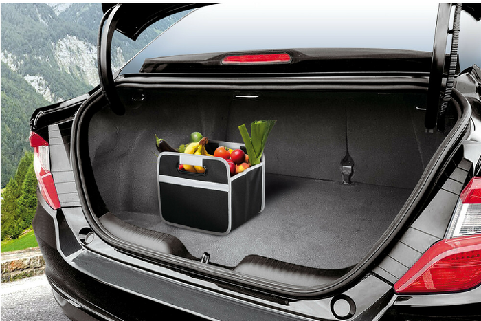 LAMPA Shop&amp;Store M Einkaufskorb, faltbarer Aufbewahrungsbehälter, 32 x 27 cm