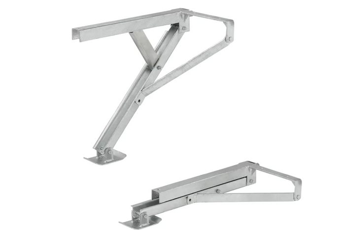 ProPlus 361510V01 ausziehbare Eckstütze, links vorne/rechts hinten, für Anhänger, 600 kg, 460 mm