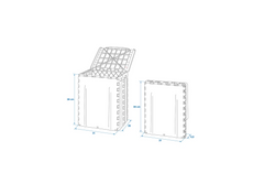 ProPlus 370408 faltbarer Camping-Abfalleimer, Fassungsvermögen 30 l