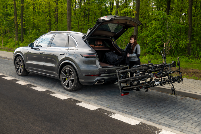 Inter Pack Spider 3 Lite - Anhängerkupplungs-Fahrradträger für 3 Fahrräder