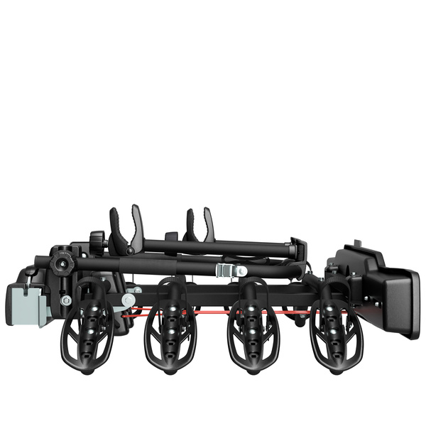 Peruzzo Parma 4 - Anhängerkupplungs-Fahrradträger für 4 Fahrräder (schwarz)